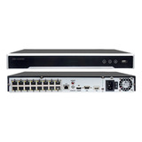 Nvr 16 Canais Hikvision Poe Ds-7616ni-q2/16p 16 Portas Poe