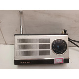 N°2070 Antigo Radio Portátil Sanyo 2 Fx Sw Mw N/funciona