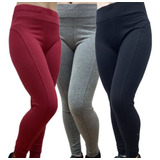 O Melhor Kit 3 Leggings Montaria Cotton Infantil Menina