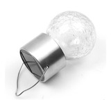 O Outdoor Solar Crack Ball Chandelier Glass Hanging Lan 2029