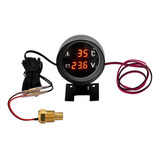 O Sensor Digital Redondo Da Temperatura Do Medidor Do Carro