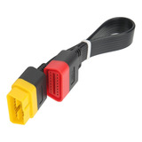Obd2 Obdii 16 Pinos Macho Para Cabo De Extensão Fêmea