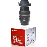 Objetiva Canon 17-85mm Efs Is Macro + Filtro De Proteção 