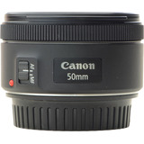 Objetiva Canon 50mm 1.8 Stm +filtro