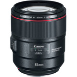 Objetiva Canon Ef 85mm F/1.4l Is Usm Lens Temos Loja 