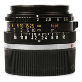 Objetiva Leica Summicron 35mm F2 [type