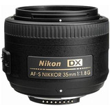 Objetiva Nikon 35mm F1.8 G Dx