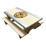 Obstáculo Picnic Table Skate De Dedo Fingerboard Com Bordas