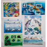 Oceanos Fauna Marinha 6 Blocos Mint 1978 - 2008 36 Selos