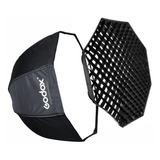 Octabox Softbox 80cm Tipo Sombrinha P/ Iluminação - C/ Grid