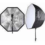 Octabox Softbox Godox 95cm Universal Flashes E Luz Continua