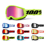 Oculos 100% Strata 2 Lente Espelhada Motocross Trilha Enduro