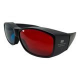 Óculos 3d Positivo Imagens Videos Gibis Vermelho Azul 2 Pcs