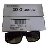 Óculos 3d Sharp Passivo Novo Preto