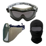 Oculos Airsoft Everest Ca Mascara Meia