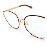 Oculos Armação De Óculos Grau Metal Premium Flex Confortável