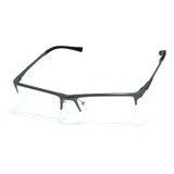 Óculos Armação Masculino Alumínio Nylon Lentes Sem Grau Z-73