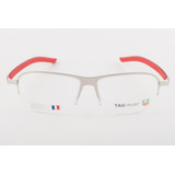 Oculos Armacao Tag Heuer Th3822-005 Vermelho