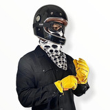 Óculos Aviador Moto Lente Amarelo Noturno Retro Vintage Hd