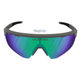 Óculos Ciclismo Vultro Vetox Esportivo Lente Verde Uv Cor Da Armação Tanium Cor Da Lente Verde (revo)