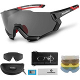 Óculos Ciclista Mtb Corrida Casual Rockbros Com 5 Lentes