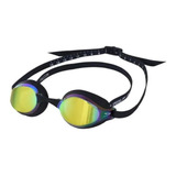 Óculos De Natação Speedo Falcon Preto Revo Gold Espelhada