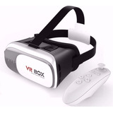 Oculos De Realidade Virtual 3d + Controle Bluetooth - Vr Box