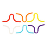 Óculos De Silicone Nose Bridge Pad Nose Clip, 6 Unidades