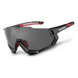 Óculos De Sol Ciclismo Polarizado Com 5 Lentes Rockbros