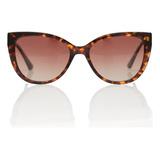 Óculos De Sol Feminino Oval Grande Gatinho Polarizado