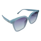 Óculos De Sol Feminino Quadrado Azul