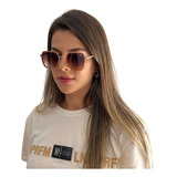 Óculos De Sol Finoti Hexagonal Retro Feminino Uv400 Original