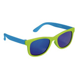 Óculos De Sol Infantil C/ Proteção Uva-uvb Verde E Azul Buba