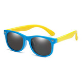 Óculos De Sol Infantil Flexível Silicone Polarizado Uv400