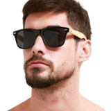 Óculos De Sol Masculino Madeira Bambu