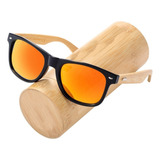 Óculos De Sol Masculino Polarizado Madeira Original Bambu
