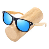 Óculos De Sol Masculino Polarizado Madeira