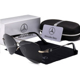 Óculos De Sol Mercedes-benz Alta Qualidade Uv400 Cor Cinza Cor Da Lente Preto