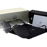 Óculos De Sol Mercedes-benz Alta Qualidade Uv400 Cor Preto