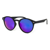 Óculos De Sol Redondo Masculino Feminino Lentes Uv400 E Case