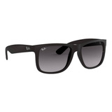 Óculos De Sol Unissex Justin Preto Ray-ban Original