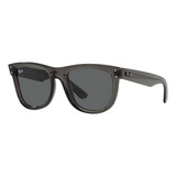 Óculos De Sol Wayfarer Reverse Grey Ray-ban Cor Cinza - S Cor Da Armação Cinza - S
