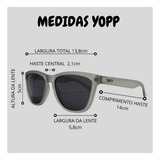Óculos De Sol Yopp Clássico Lente Polarizada Go Ahead Cor Preto