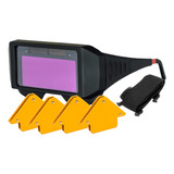 Óculos De Solda C/ Escurecimento Automático + Esquadros