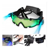 Óculos De Visão Noturna Anel Com Lente Verde Motocic