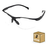 Oculos Epi Ca Uv Proteção Segurança Trabalho Kit 2 Unidades