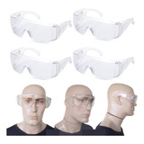 Oculos Epi Segurança Proteçao Uv Ca Sobrepor Incolor 4 Unid
