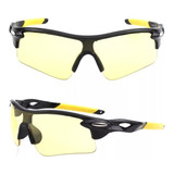 Óculos Esportivo Bike Ciclismo Mtb Speed Proteção Uv Praia Cor Da Lente Amarelo