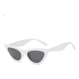 Oculos Feminino Espelhado Rose Polarizado Moda Polarizado Uv Cor Branco