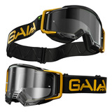 Óculos Gaia Lente Transparente Trilha Motocross
